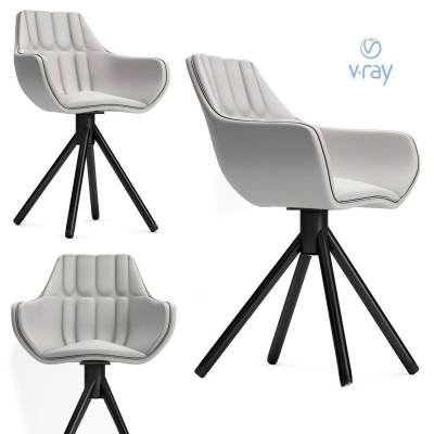 现代休闲靠背椅-1